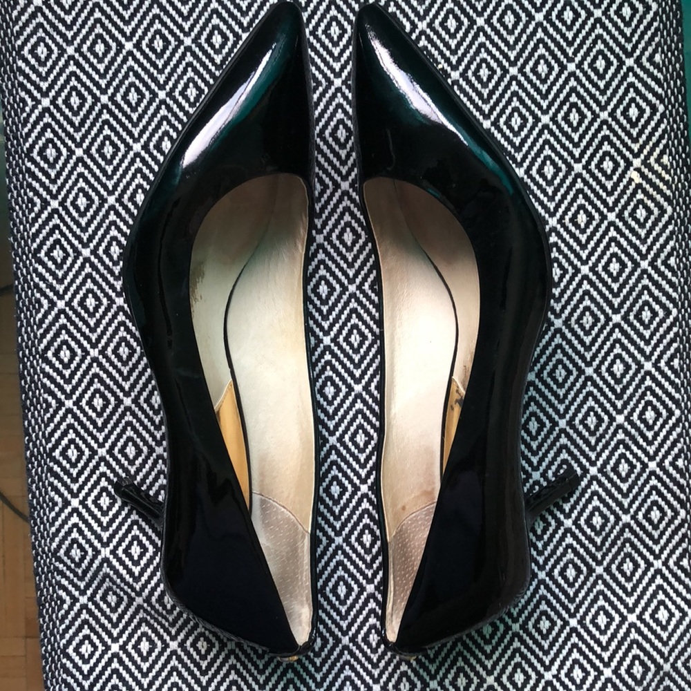 Michael Kors Black Patent Leather Pumps